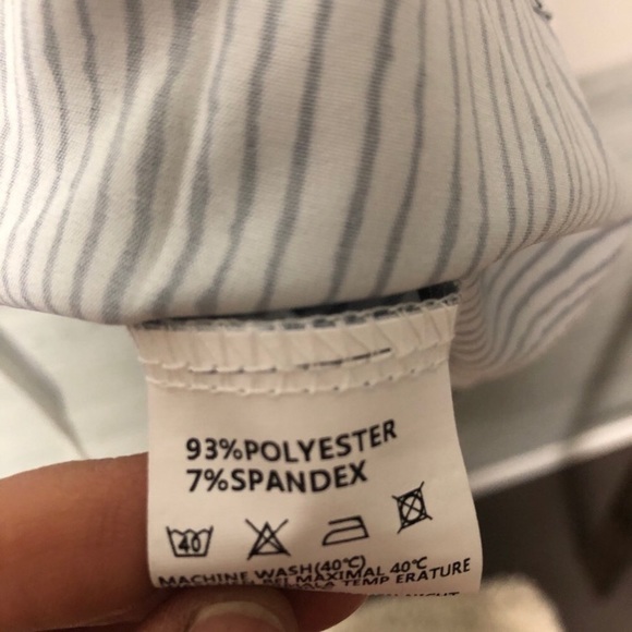 Boyfriends Casual Button Down  Blouse - Picture 3 of 9